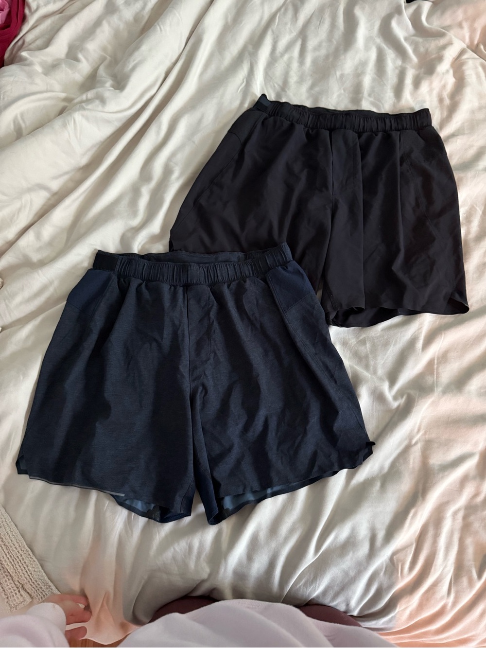 lululemon athletica Men's Athletic Shorts - Black and Navy